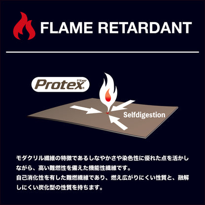 ＜フレイムリターダント（難燃素材）＆デッドエアーインシュレーション（多層構造綿）＞ PUFFER PANTS